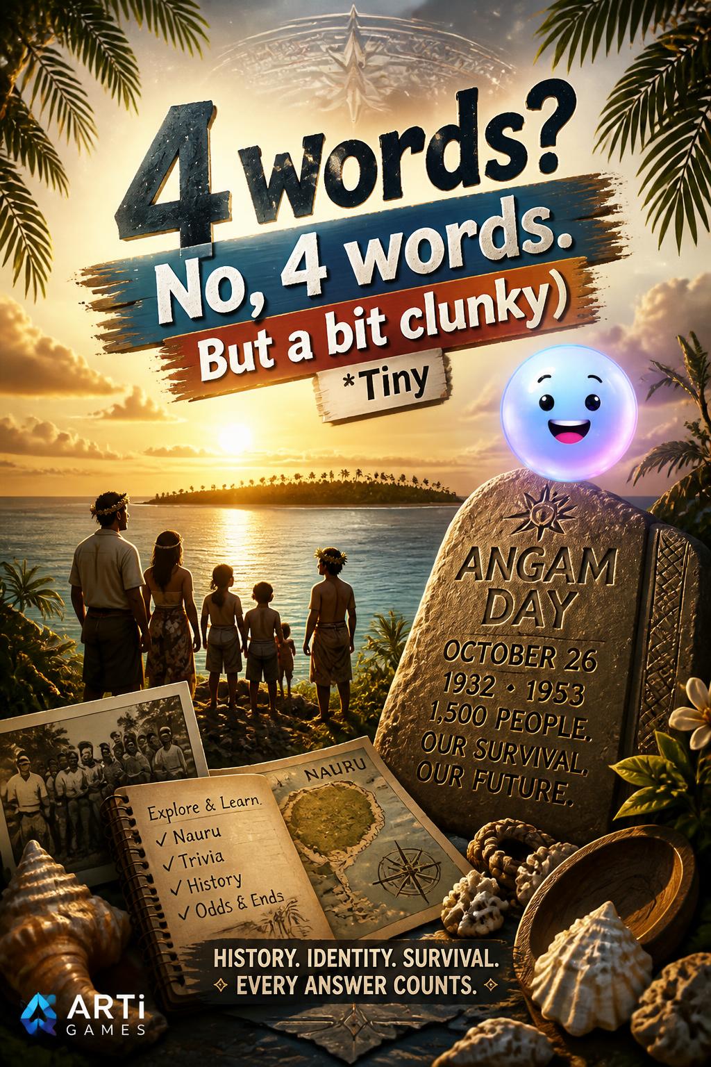 4 words? No, 4 words. But a bit clunky)
    *   *Tiny
