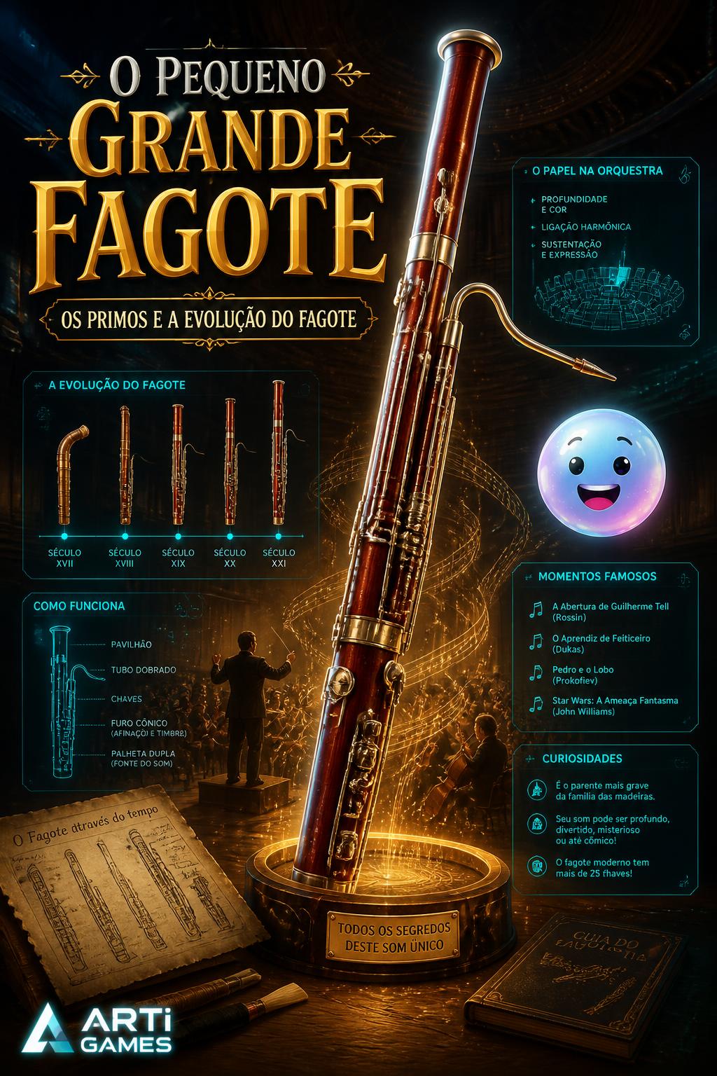 O Pequeno Grande Fagote (The Little Big Bassoon) - 4 words.
