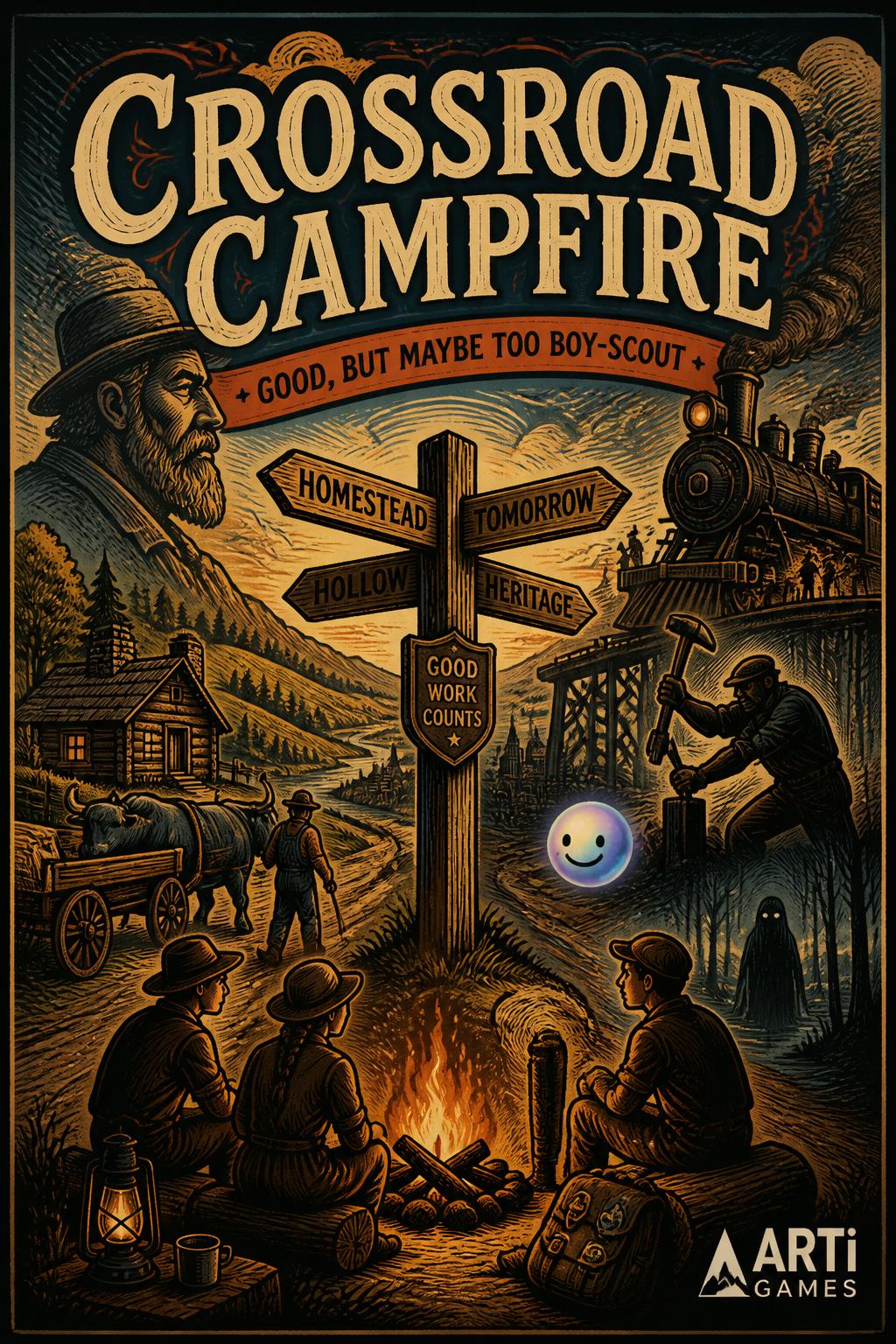 *Crossroad Campfire* - Good, but maybe too boy-scout.
    *
