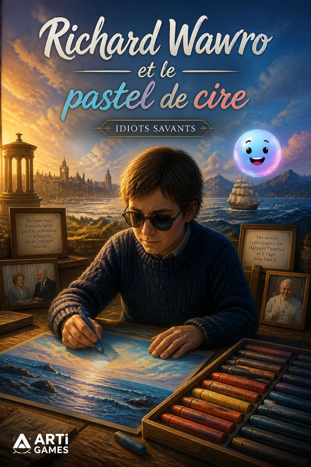 Richard Wawro et le pastel de cire