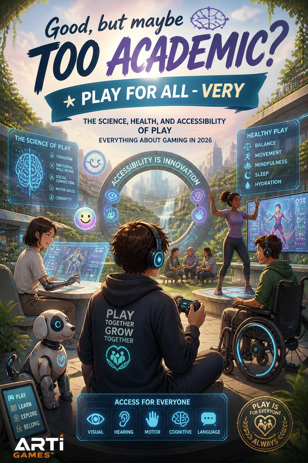 Good, but maybe too academic?
    *   Play For All - Very