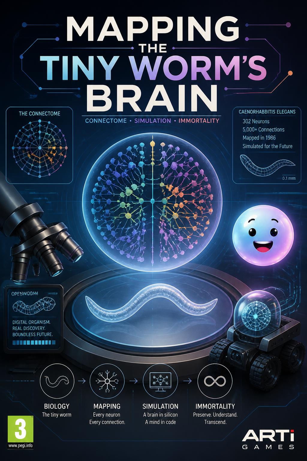 Mapping the tiny worm's brain