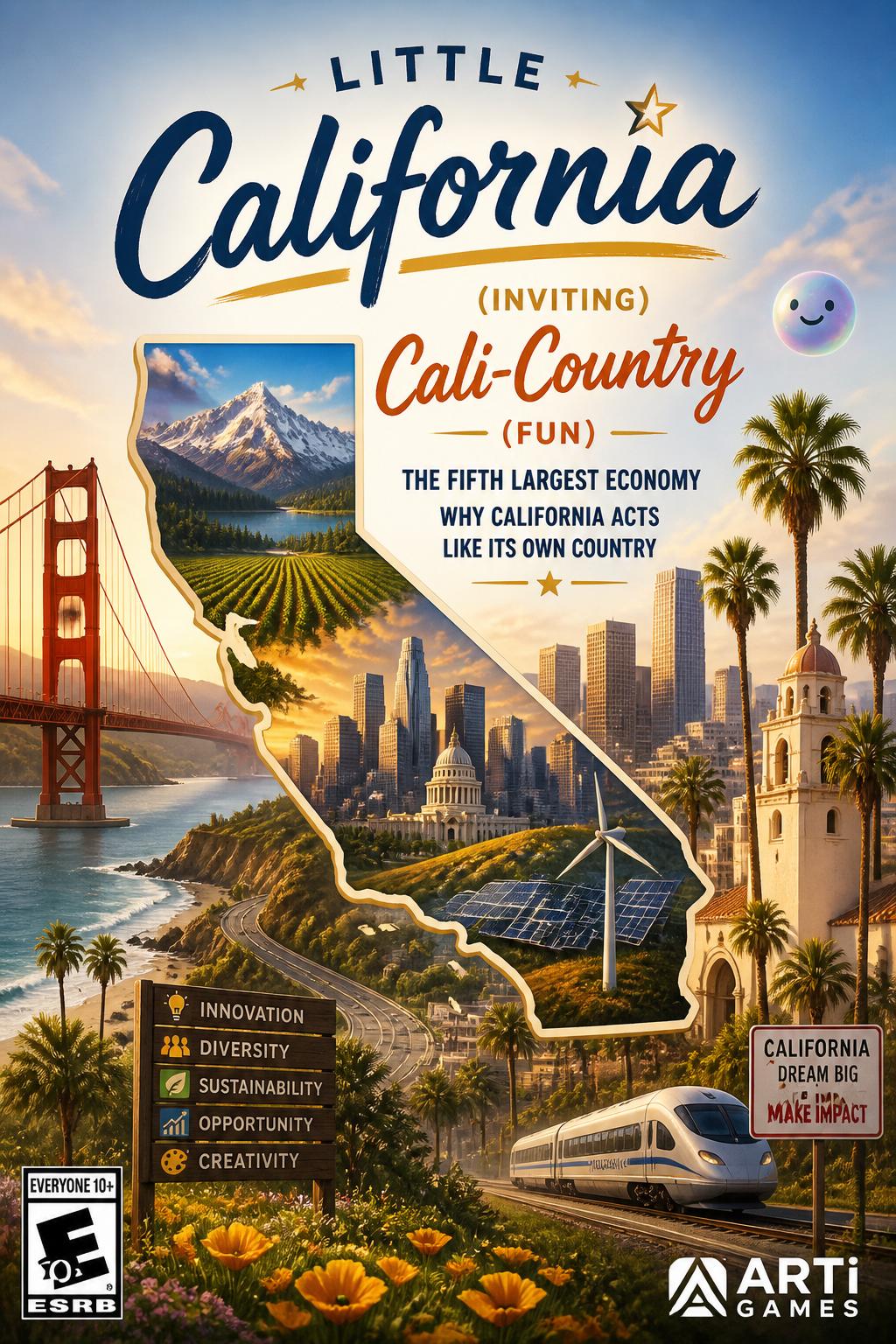 Little California (Inviting)
    *   Cali-Country (Fun,