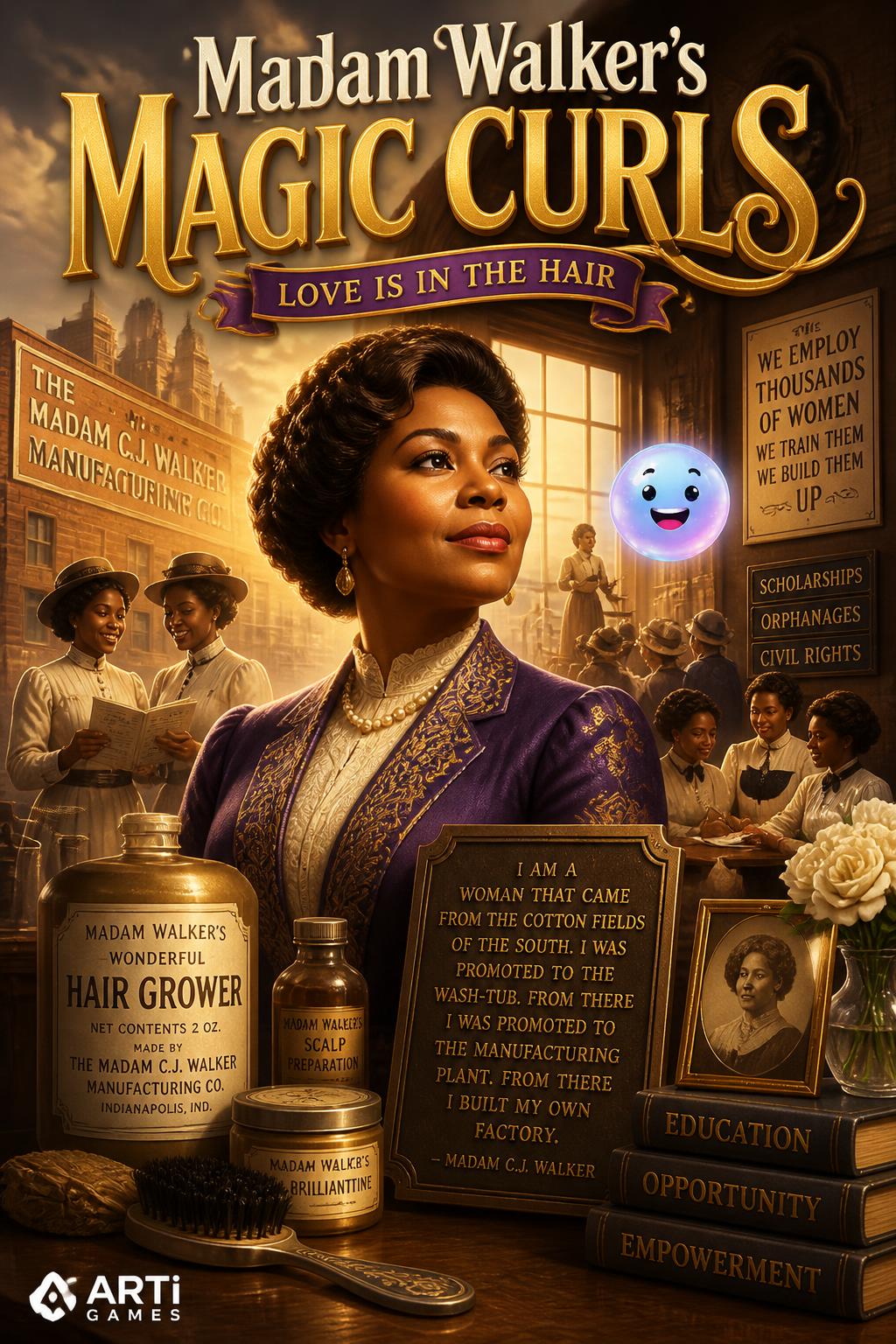 Madam Walker's Magic Curls