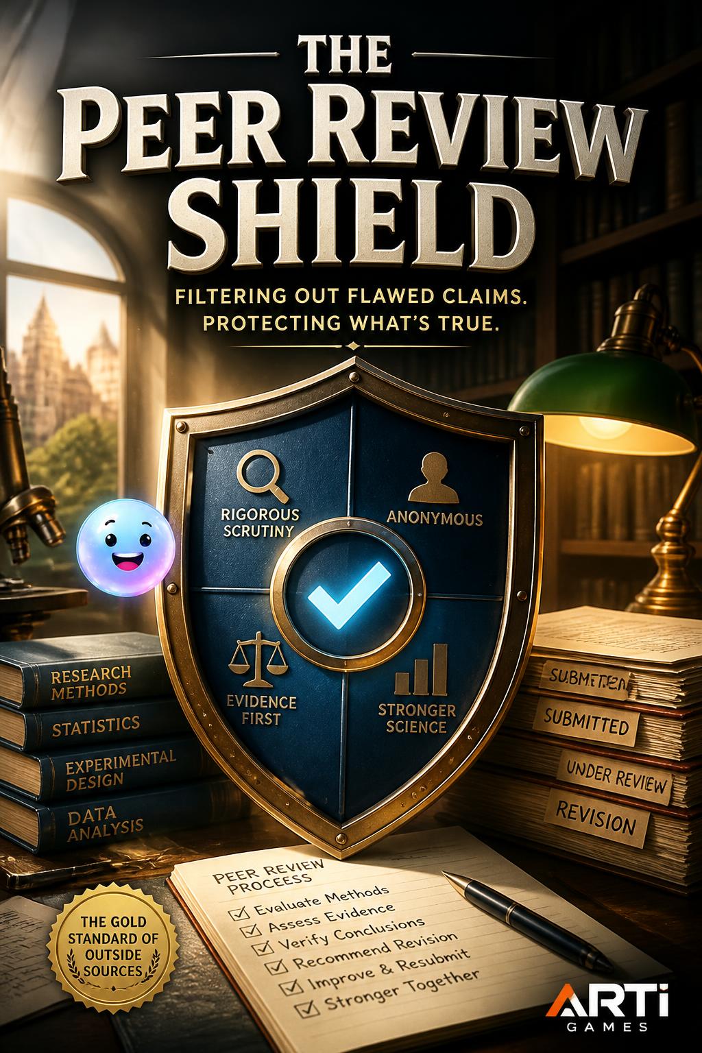 The peer review shield