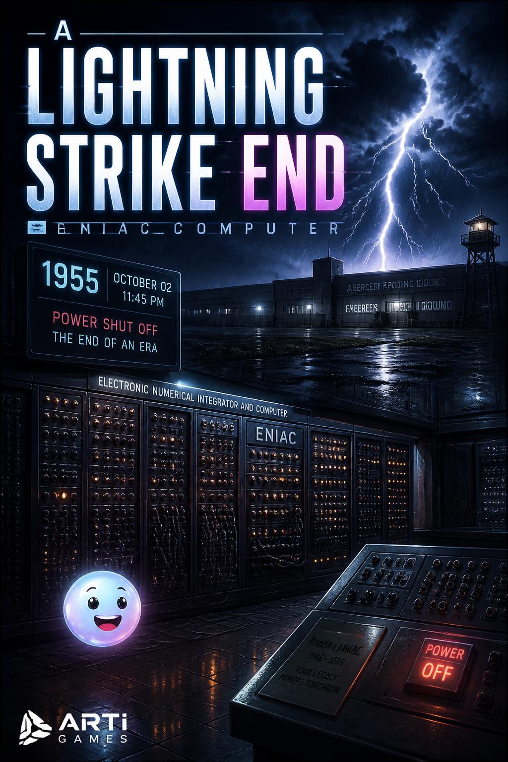 A lightning strike end
