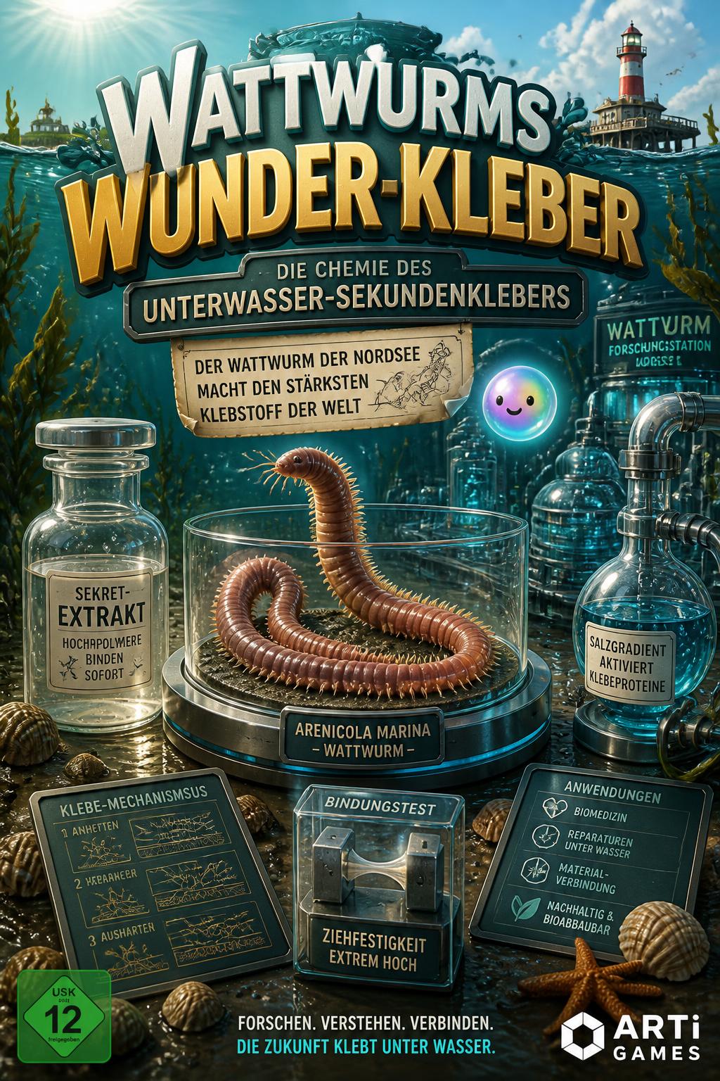 Wattwurms Wunder-Kleber