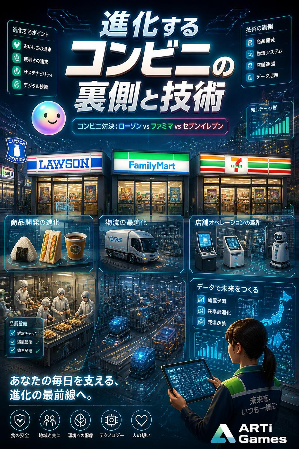 進化するコンビニの裏側と技術