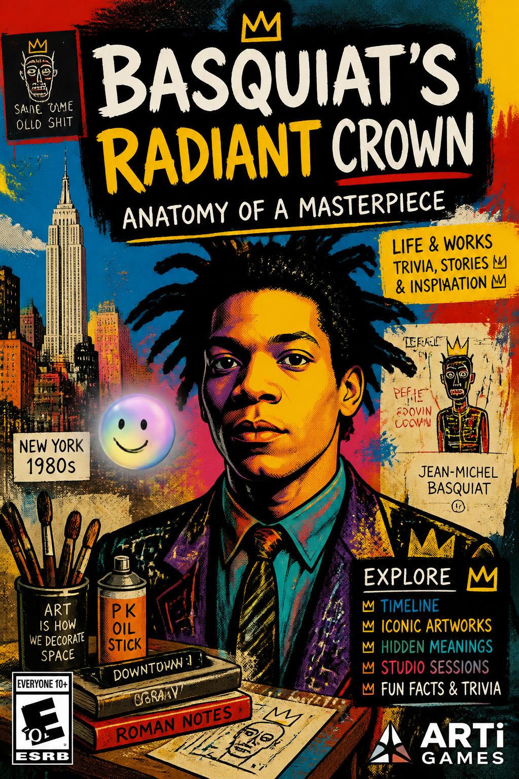 Basquiat's Radiant Crown