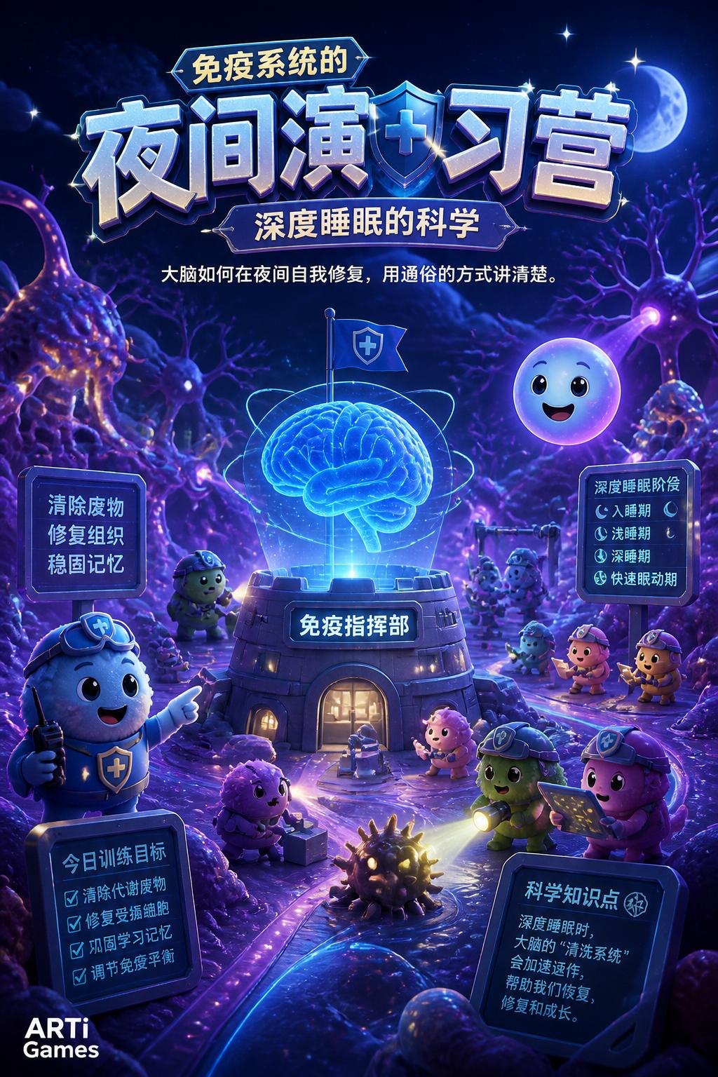 免疫系统的夜间演习营