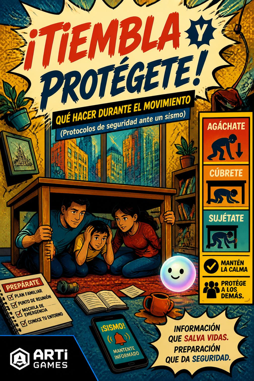 ¡Tiembla y Protégete!