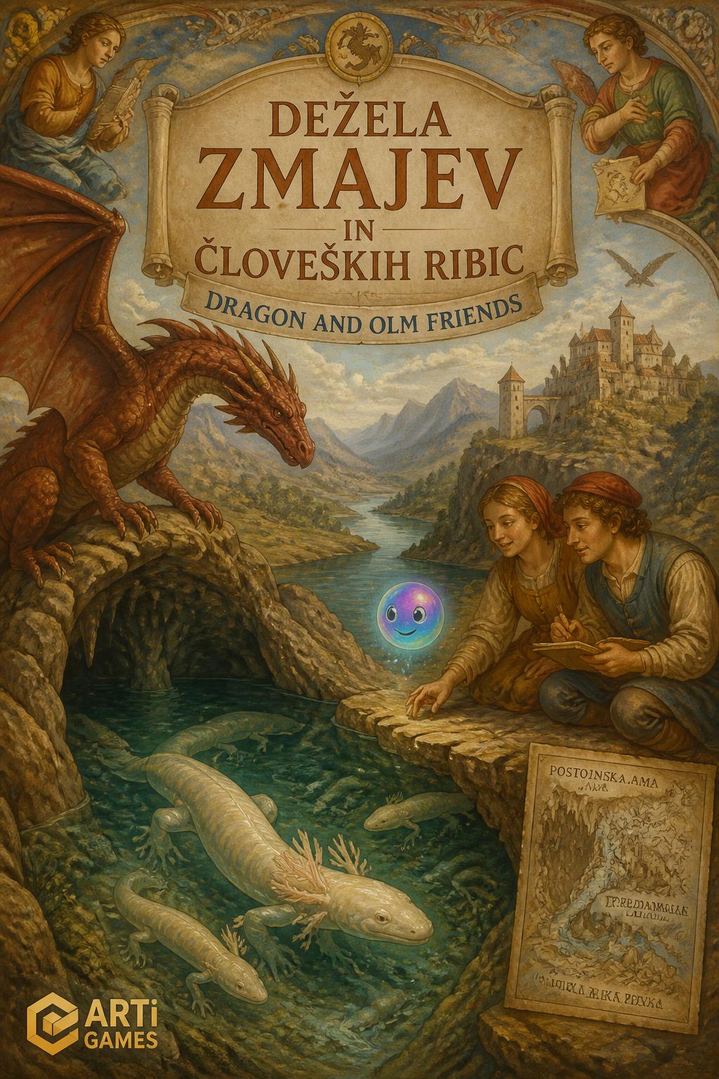 Dragon and Olm Friends