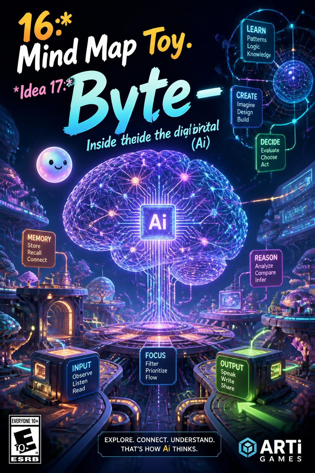 16:* Mind Map Toy.
    *   *Idea 17:* Byte-