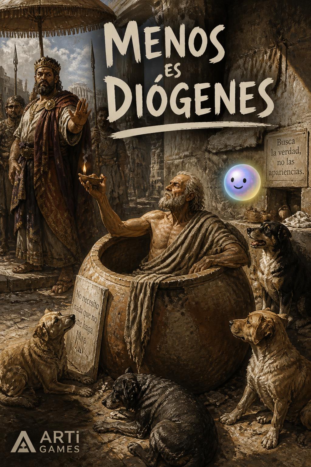 Menos es Diógenes