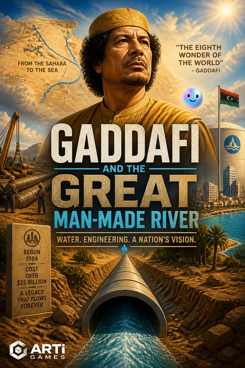 Gaddafi and the Great Man-Made River