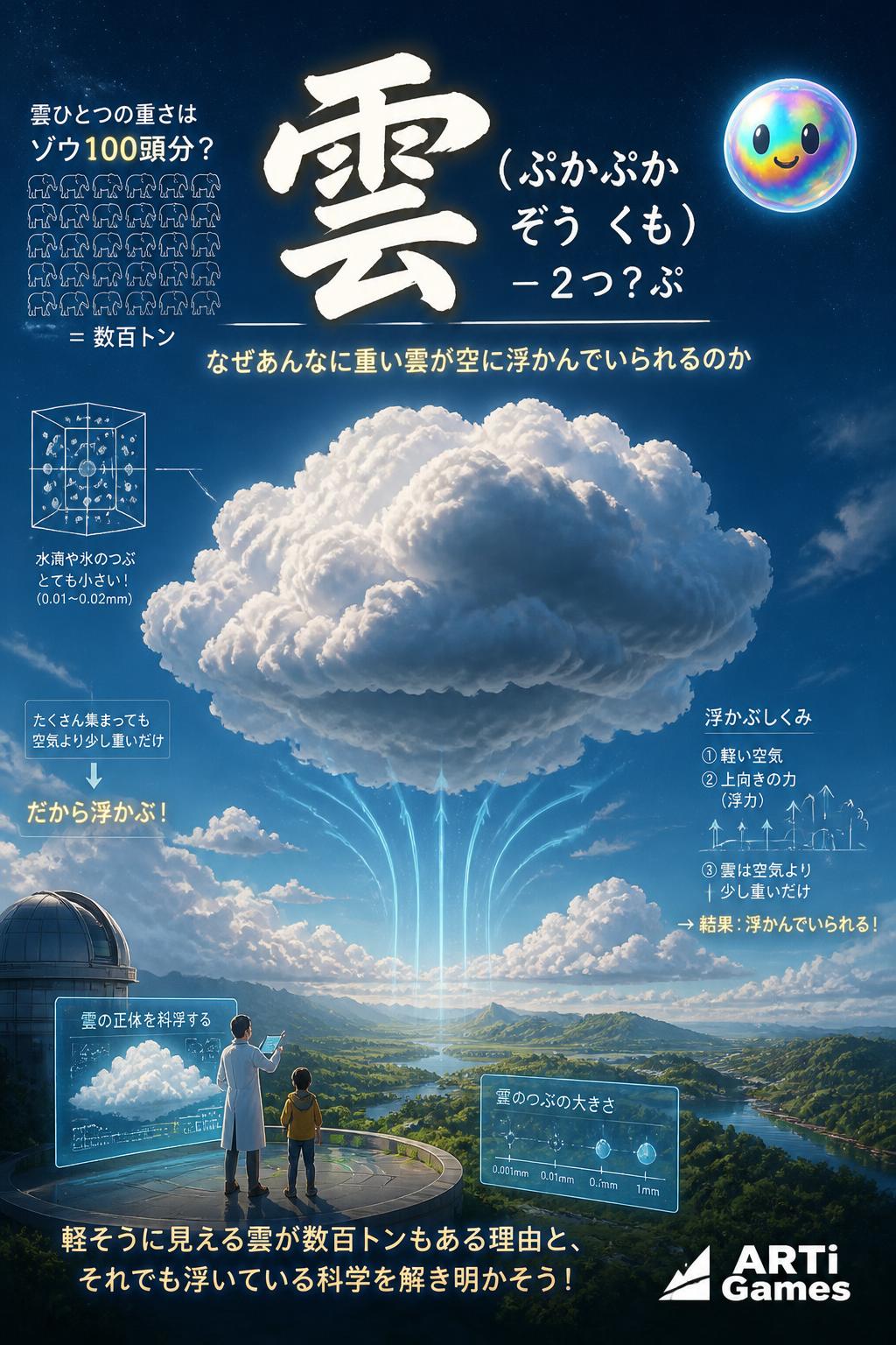雲 (Pukapuka Zou Kumo) - 2 words? ぷ