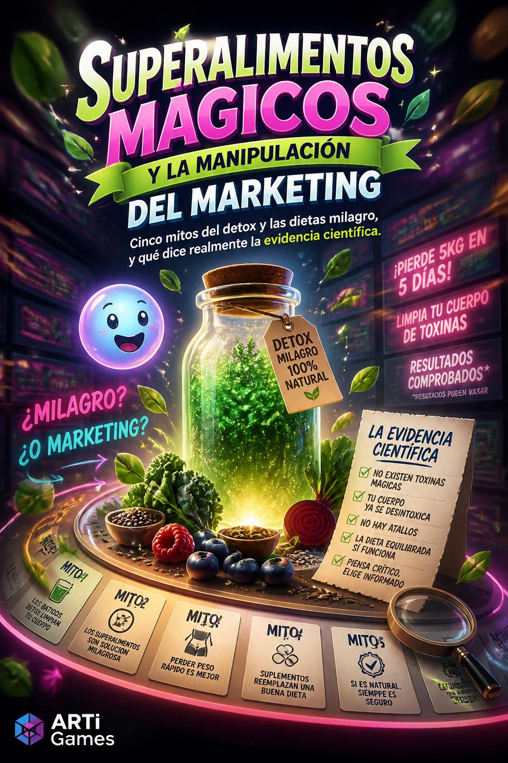 Superalimentos mágicos y la manipulación del marketing