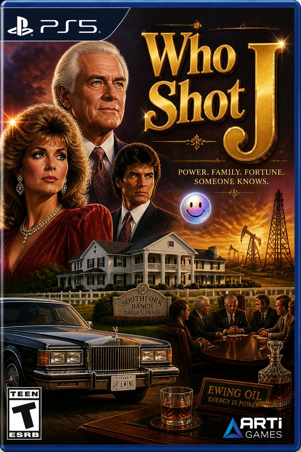 3 words, catchy, play on words.
* Who Shot J