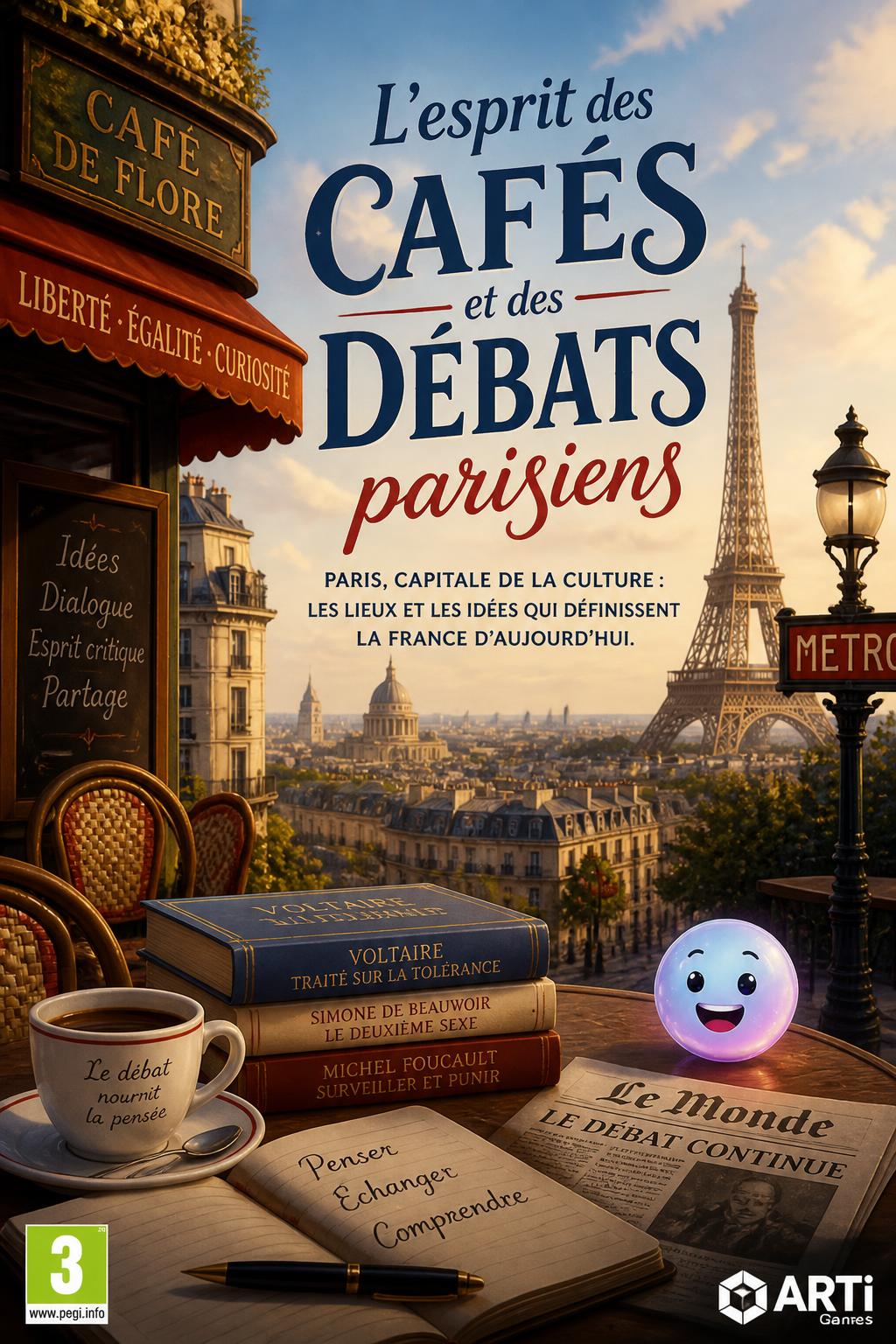 L'esprit des cafés et des débats parisiens