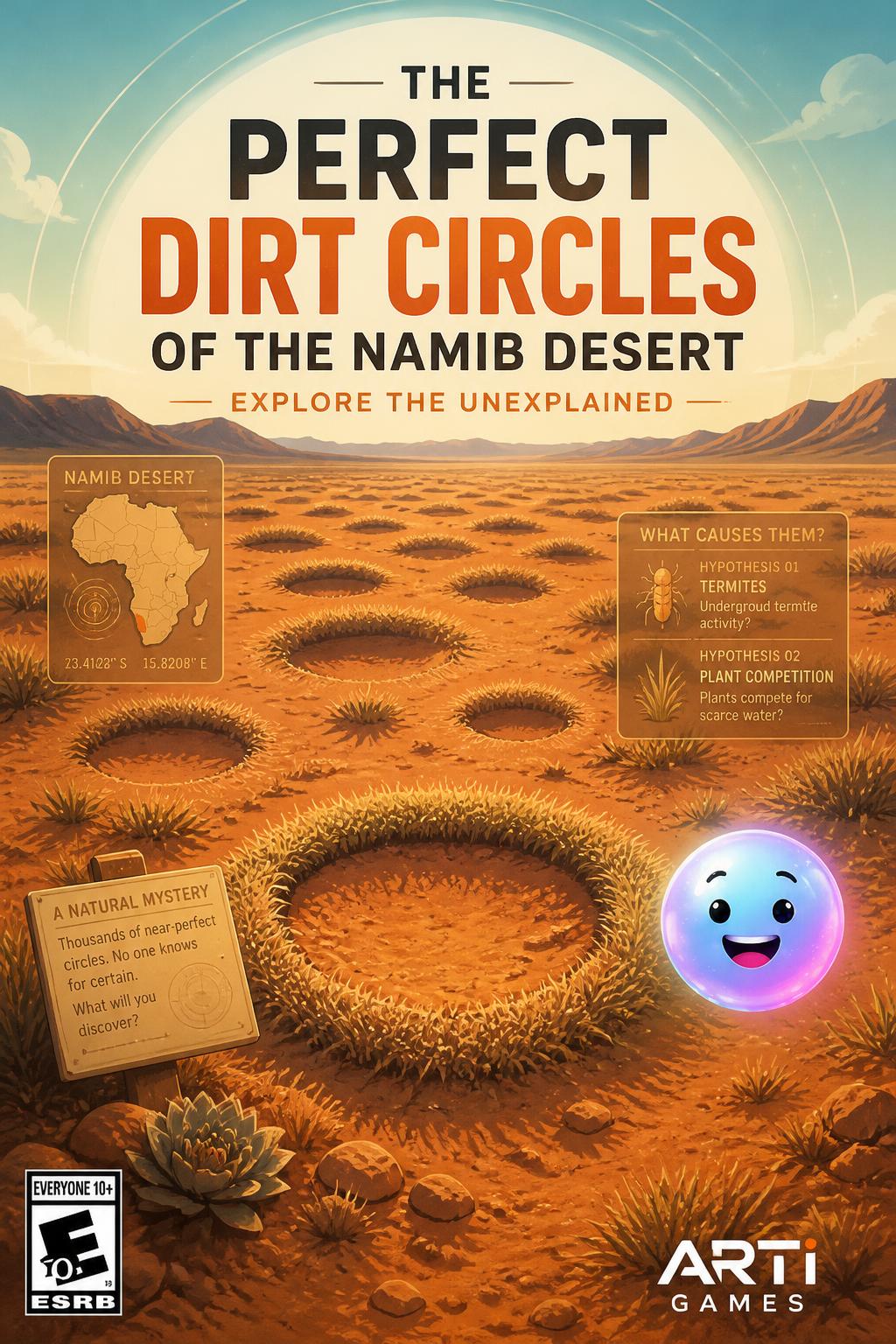 The perfect dirt circles of the Namib desert