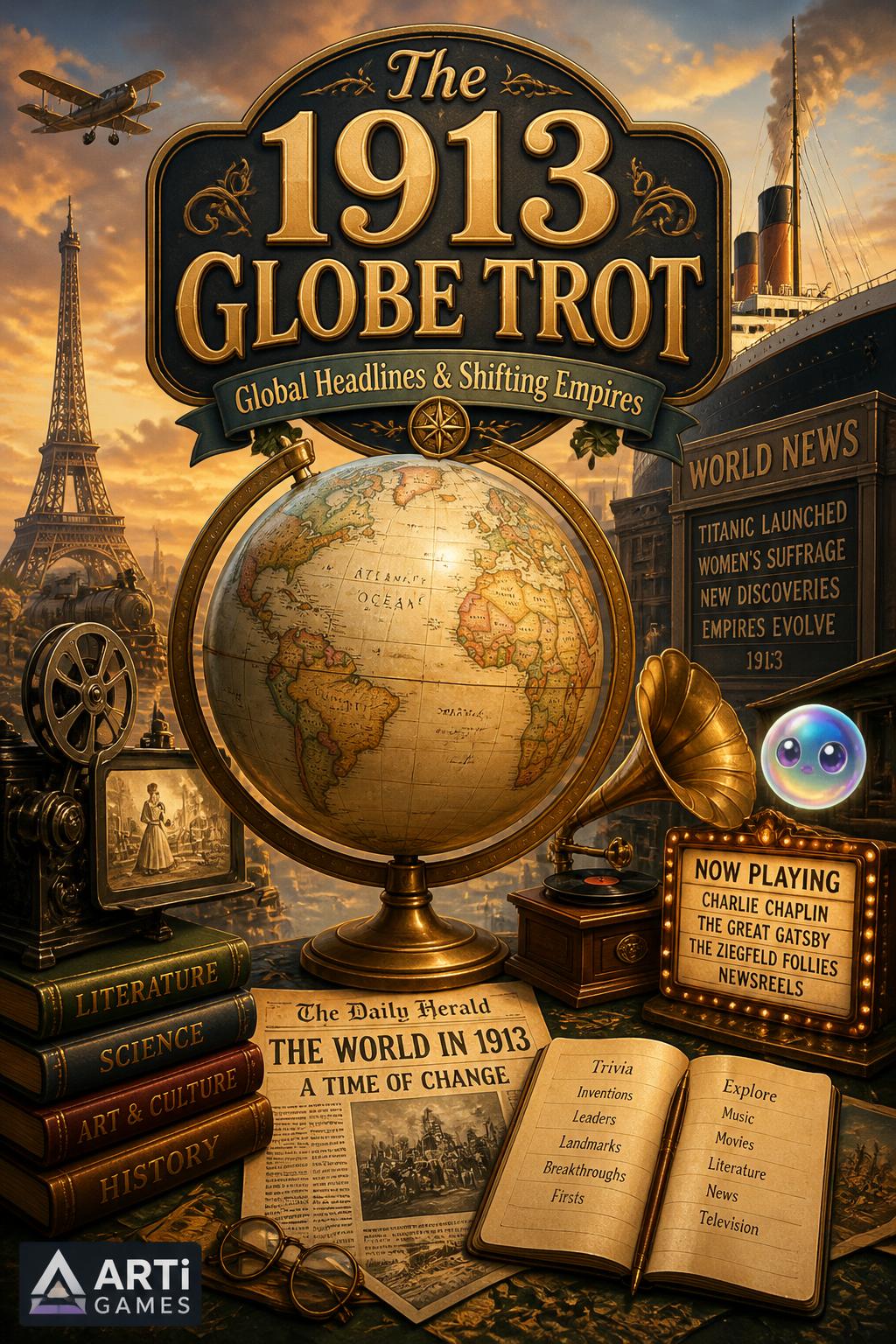 (no, too sci-fi)
        *   The 1913 Globe Trot