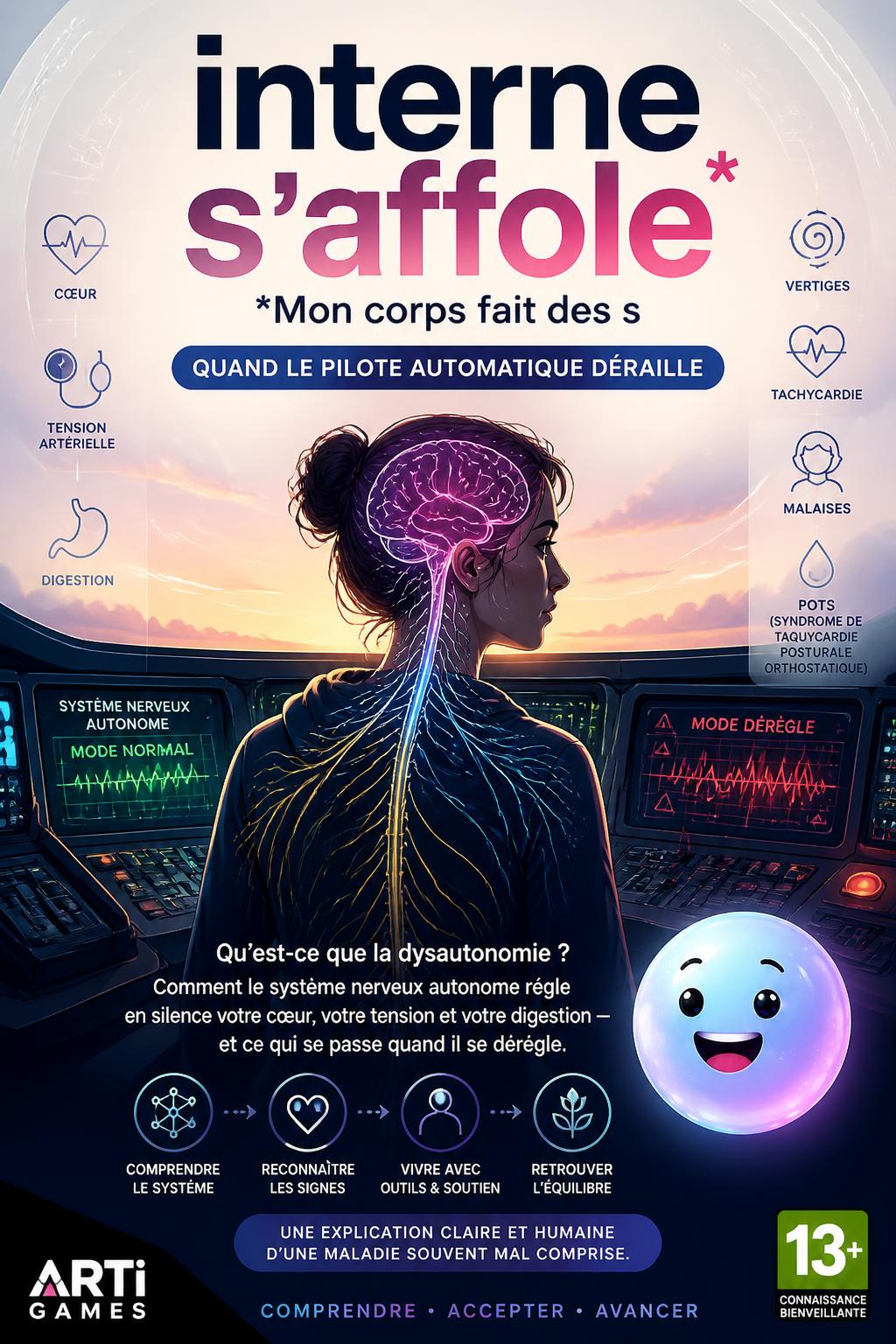 interne s'affole* (4 words)
    *   *Mon corps fait des s