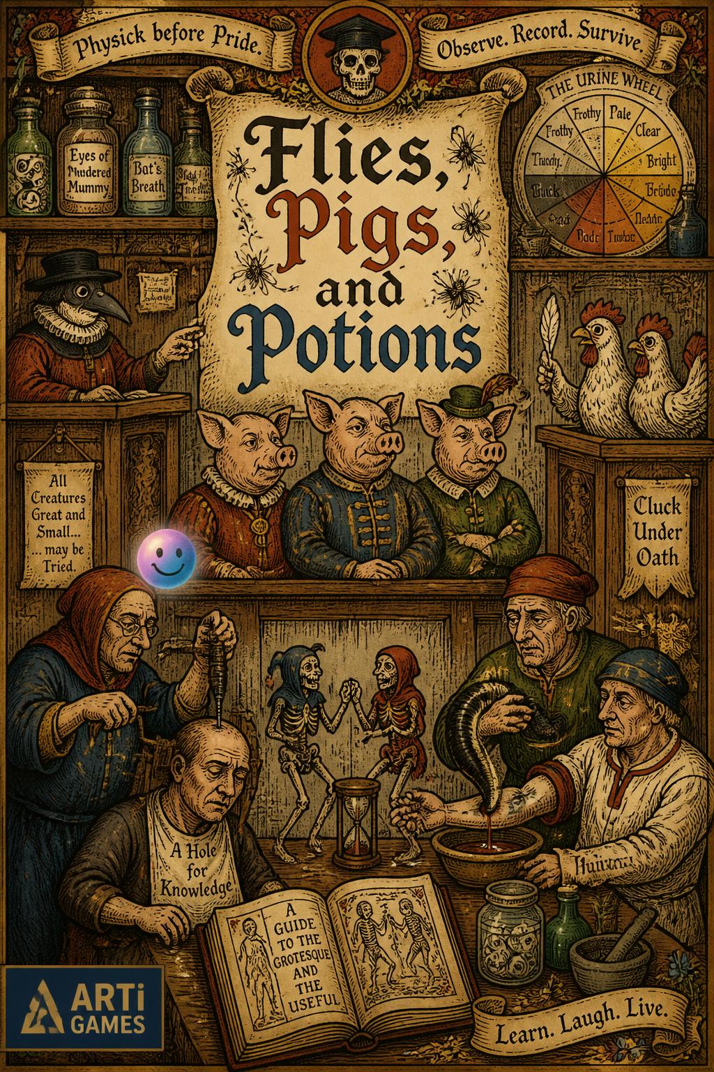 Flies, Pigs, and Potions