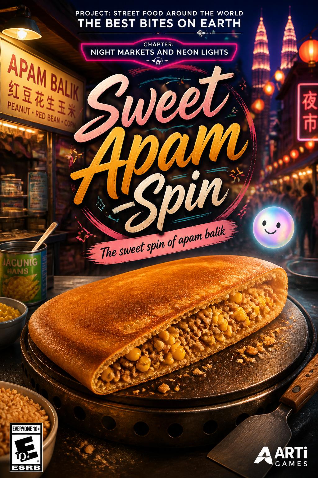 The sweet spin of apam balik