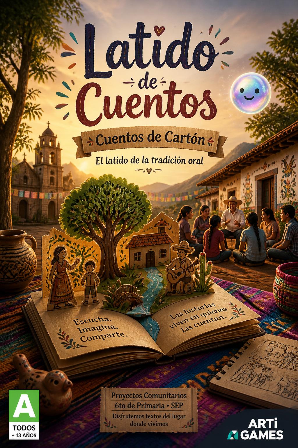 Latido de Cuentos)
* *Cuentos de Cartón