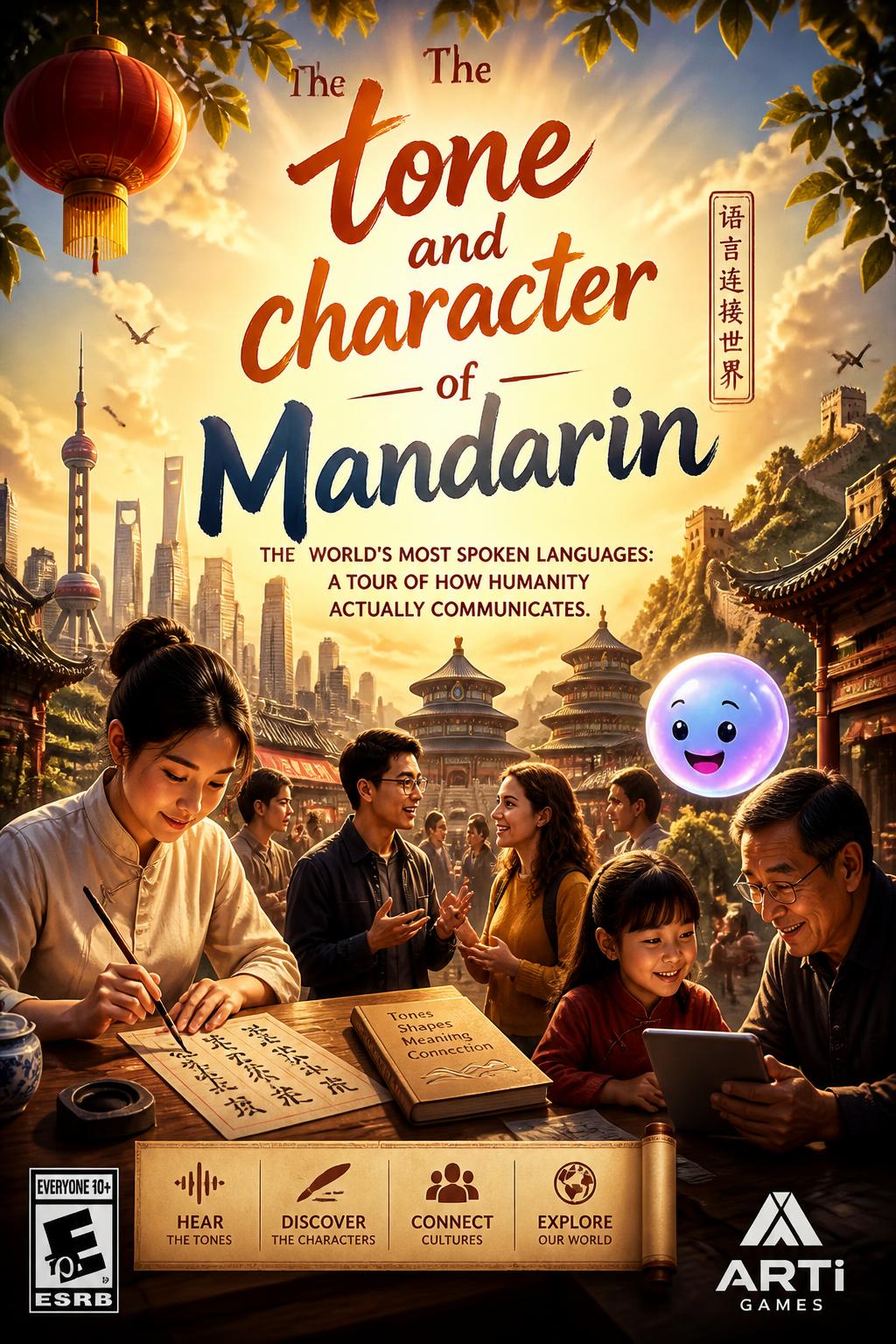The tone and character of Mandarin