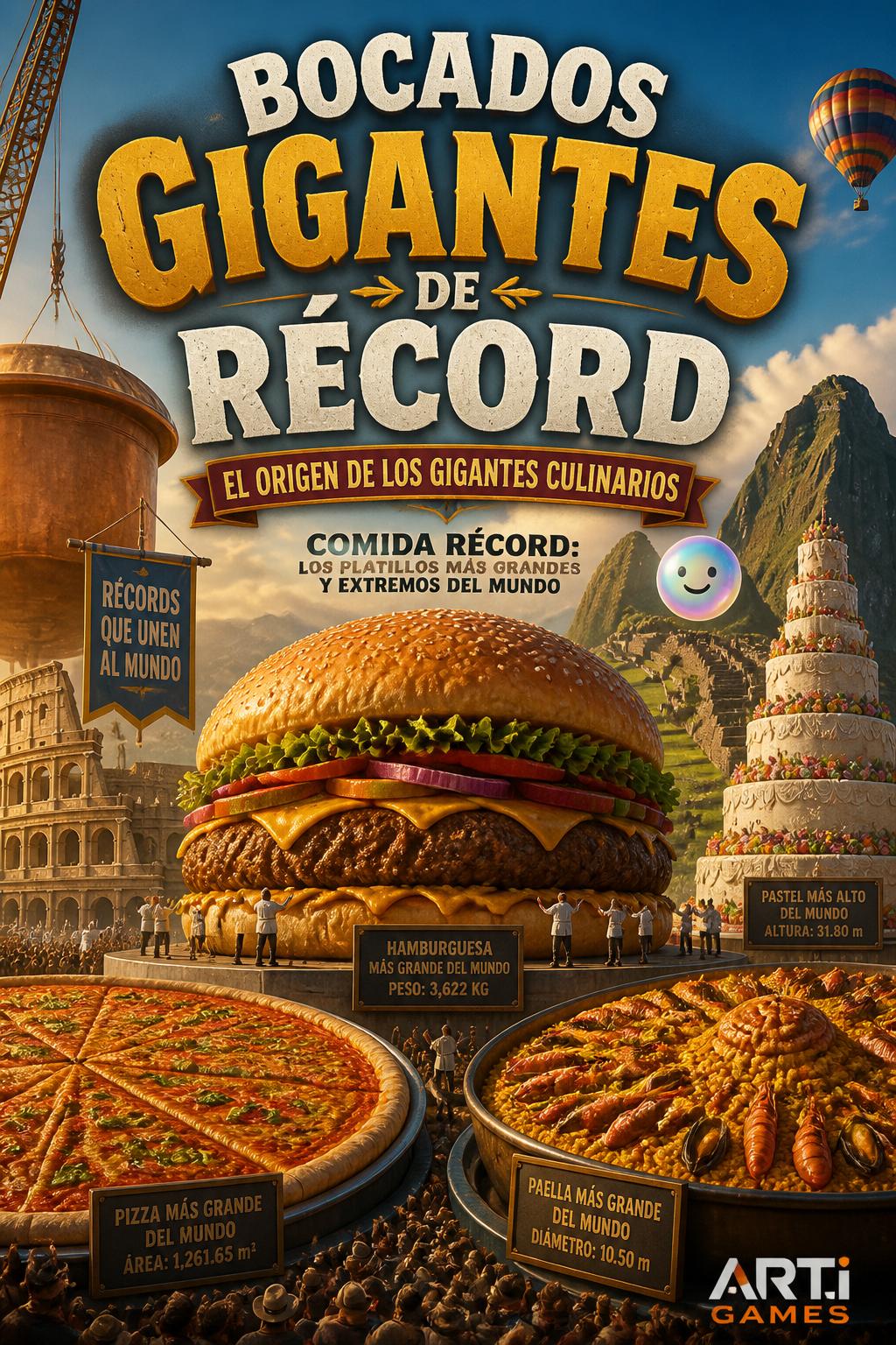 *Bocados Gigantes de Récord* - 4 words.