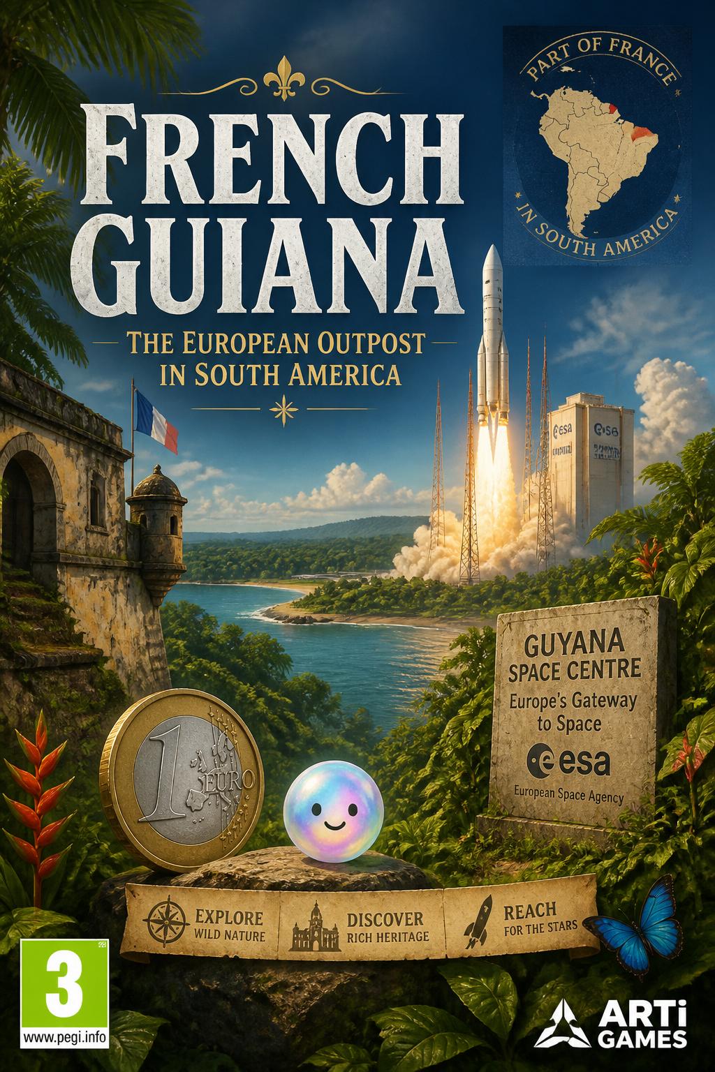 French Guiana, the European outpost in South America