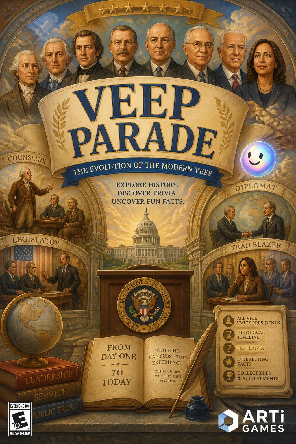 *   *Idea 5:* Veep Parade (Inviting, friendly).