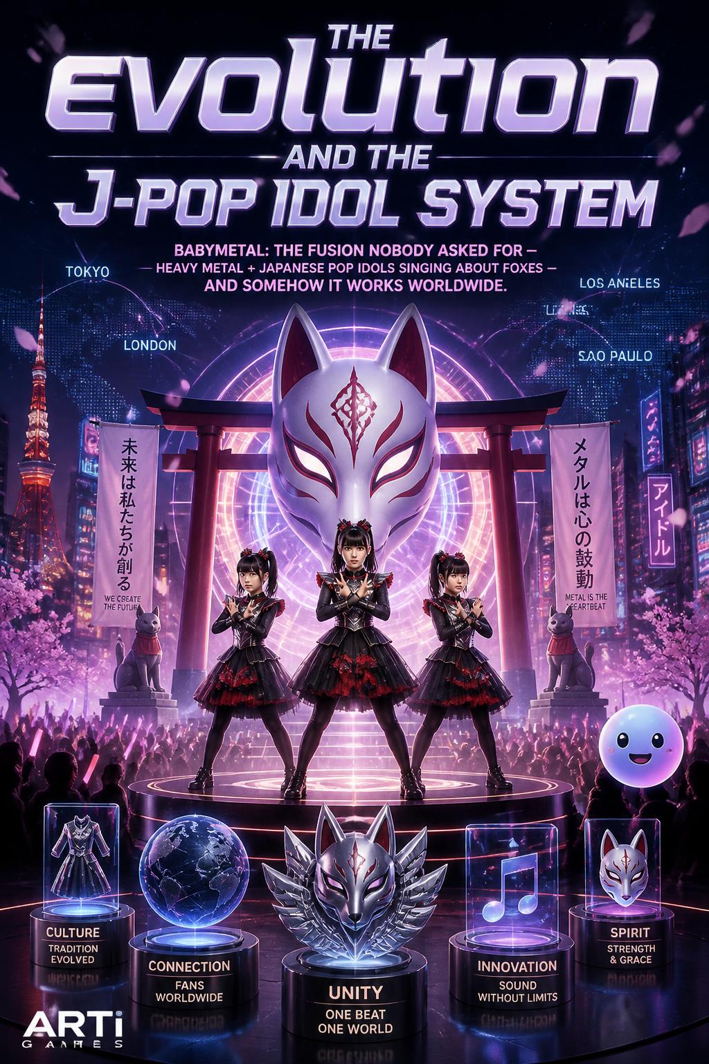 The evolution and the J-pop idol system
