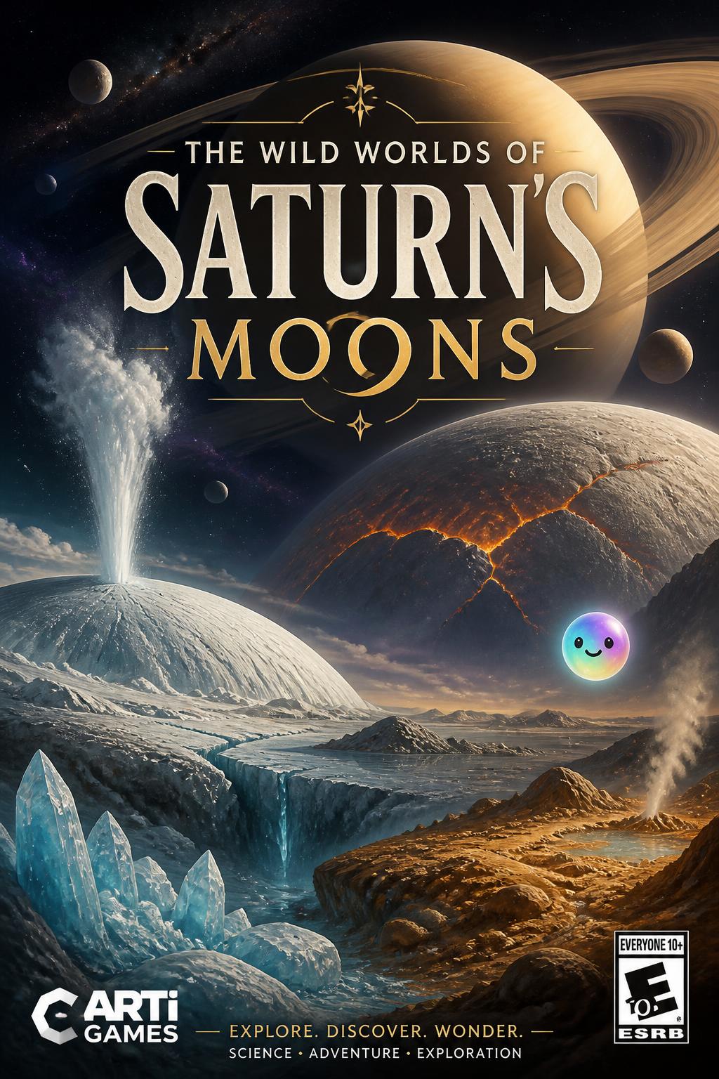 The wild worlds of Saturn's moons