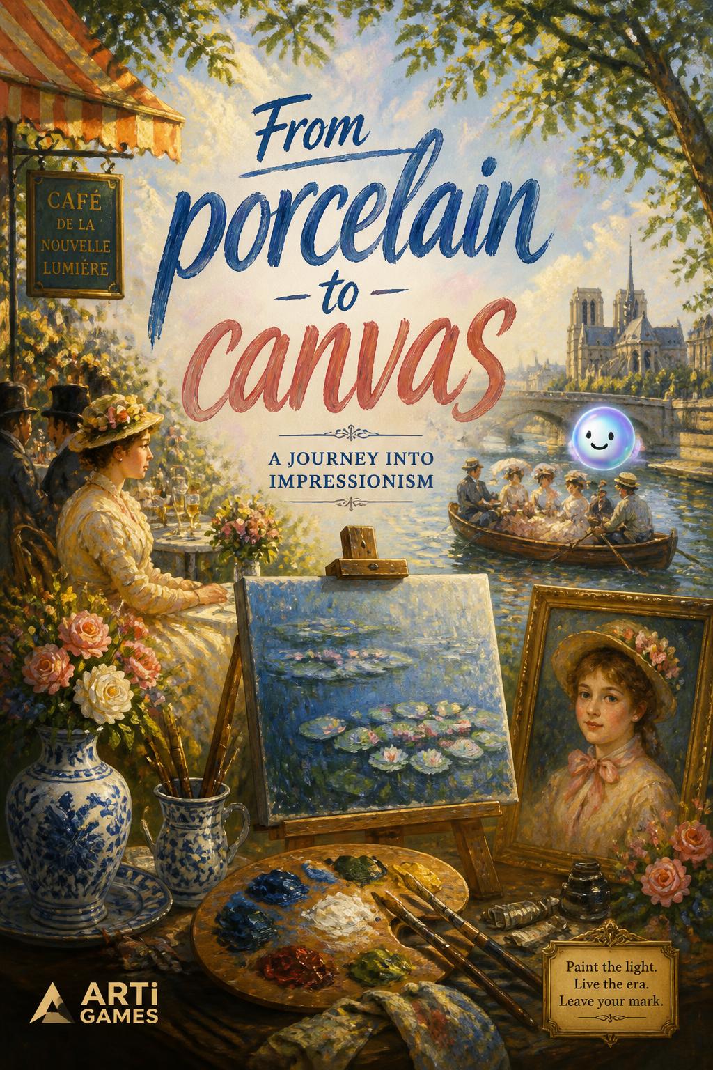 From porcelain to canvas