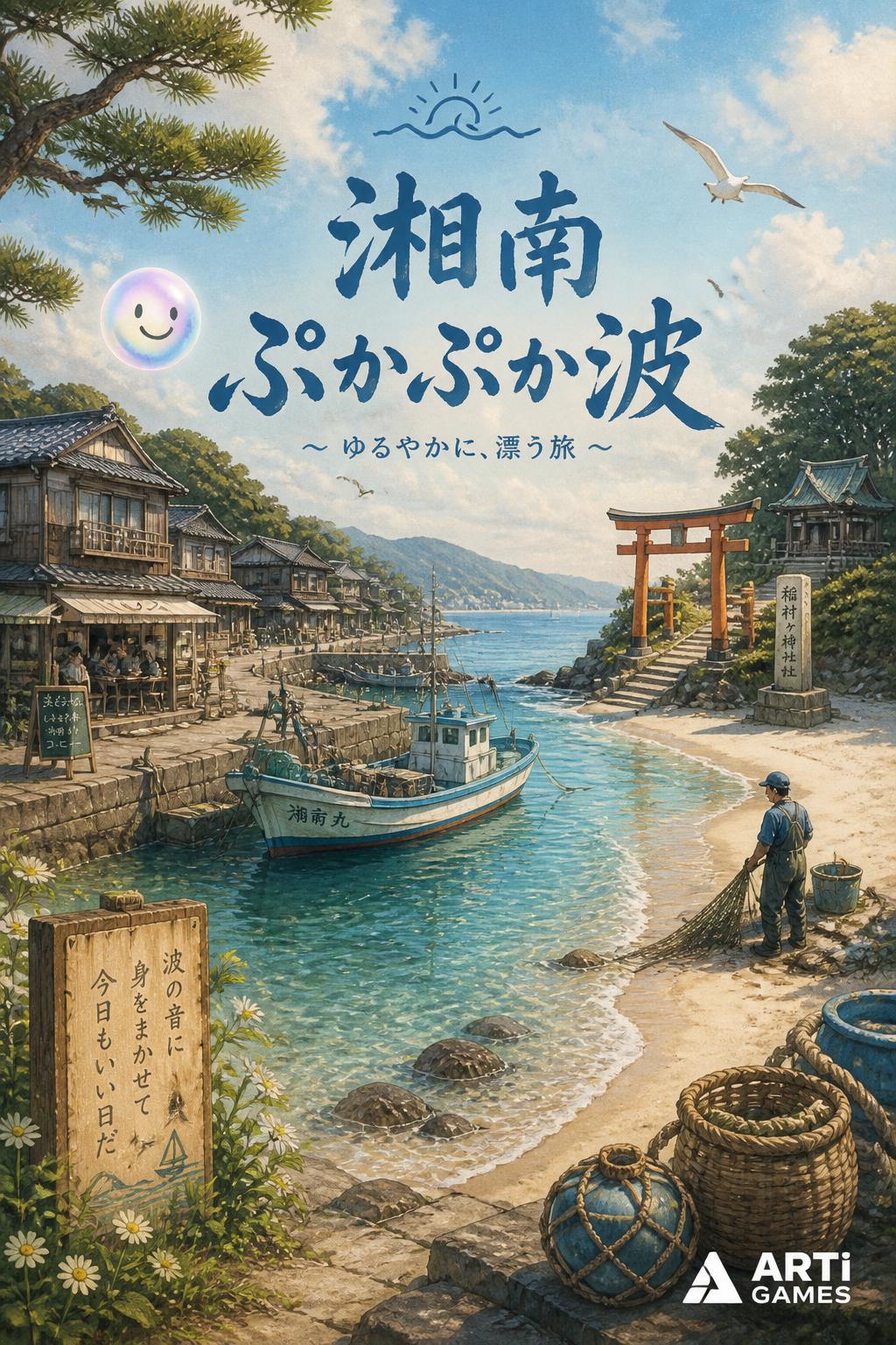 湘南ぷかぷか波 (Shonan drifting wave)
    *   *Idea