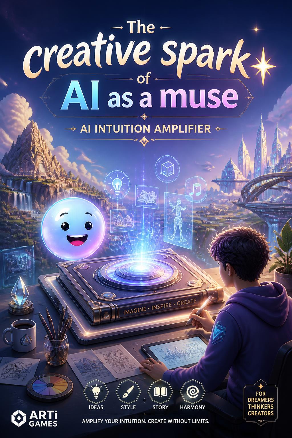 The creative spark of AI as a muse