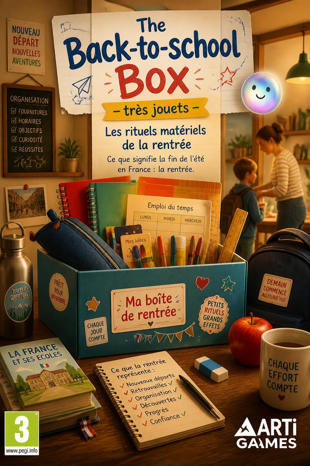 The Back-to-school Box - very toy-like)
        *   Trous