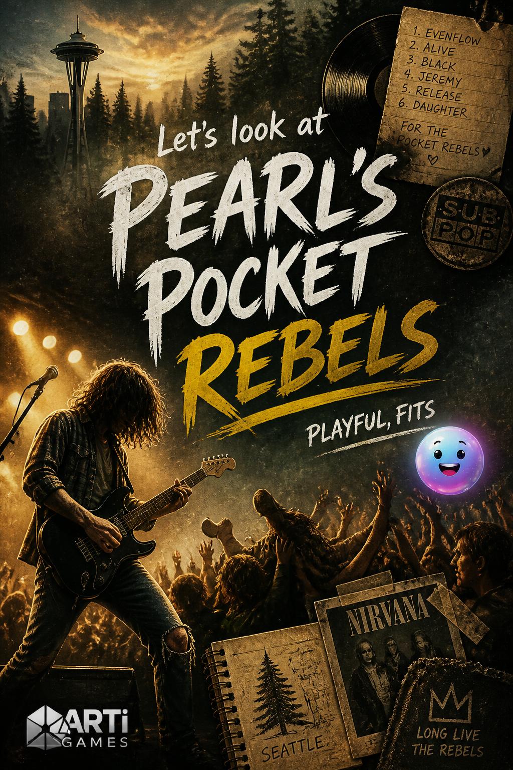 Let's look at "Pearl's Pocket Rebels". Playful, fits