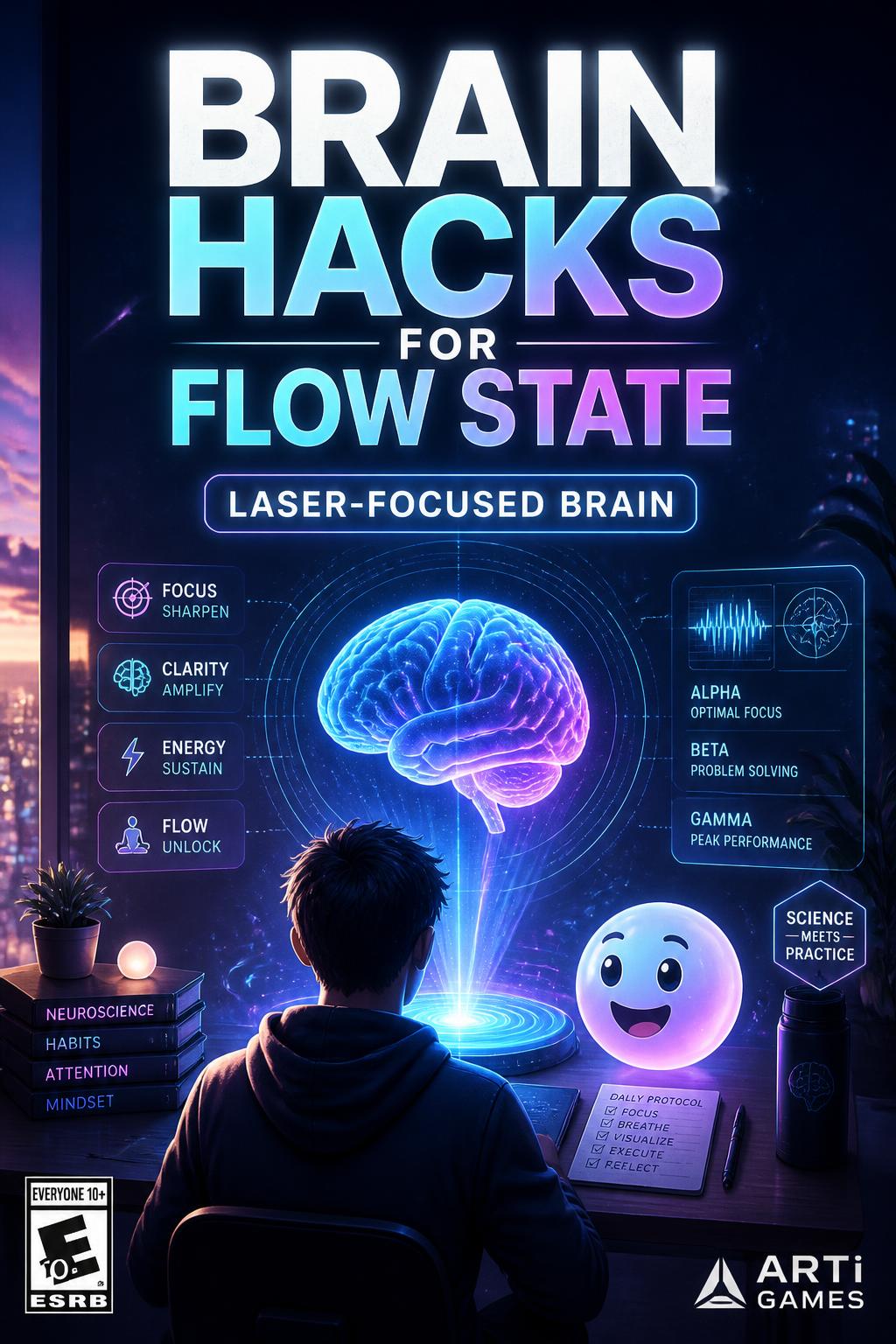 Brain hacks for flow state