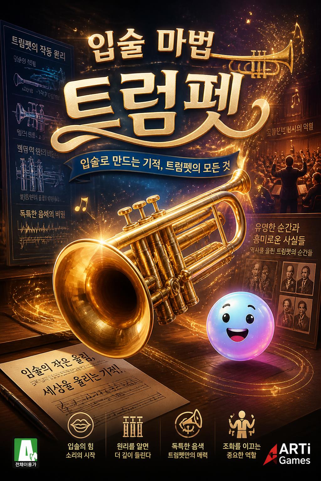 입술 마법 트럼펫