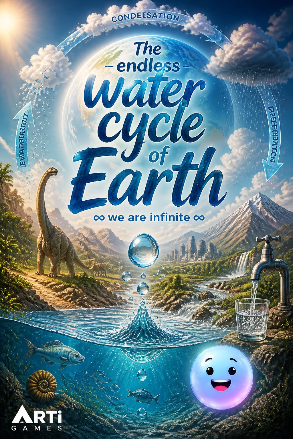 The endless water cycle of Earth