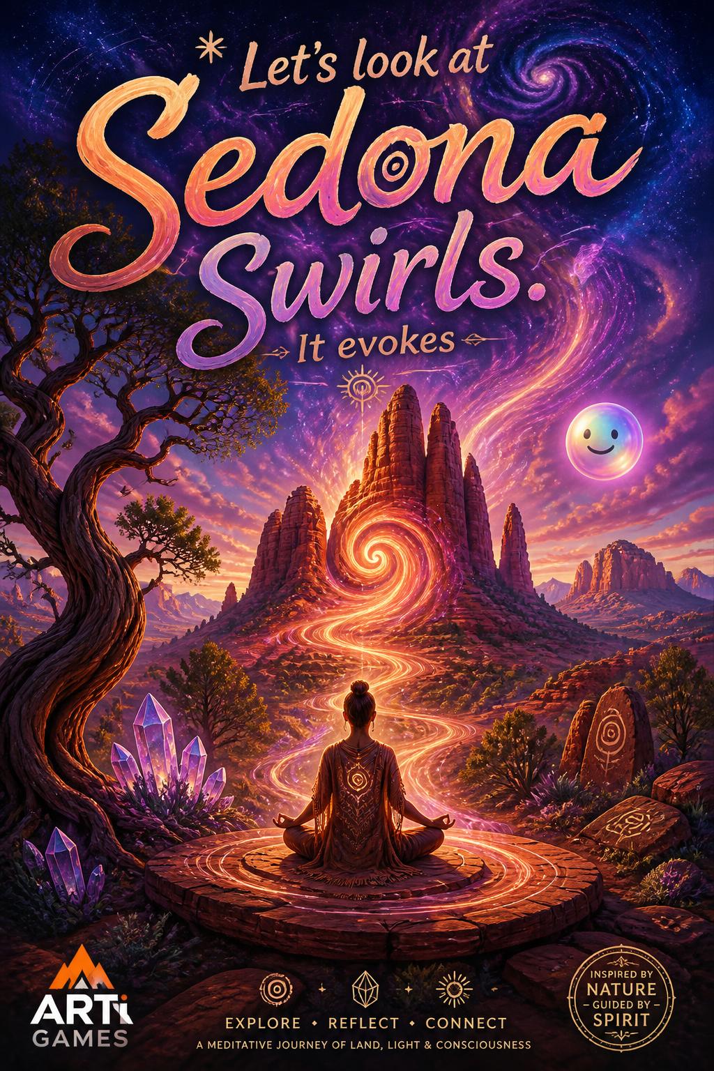 *   Let's look at Sedona Swirls. It evokes