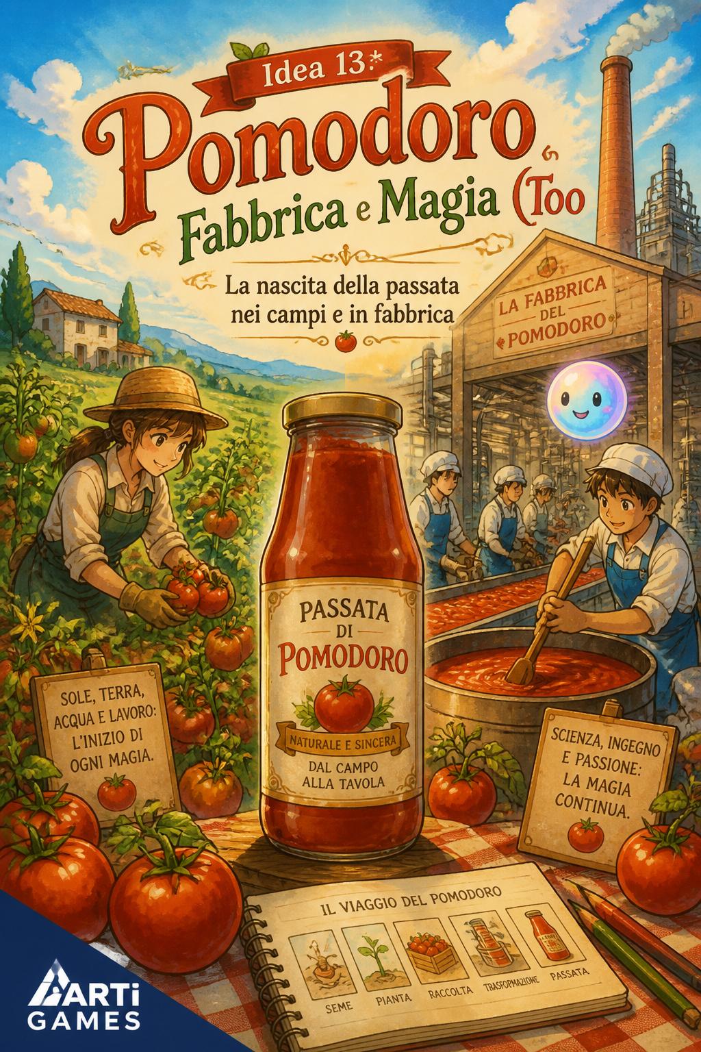 Idea 13:* Pomodoro, Fabbrica e Magia (Too