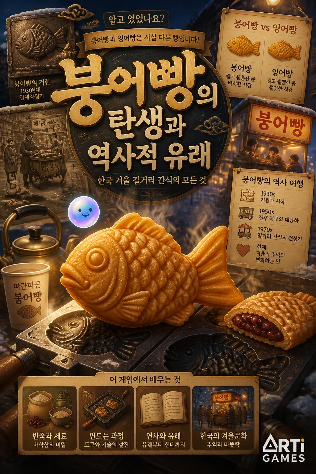 붕어빵의 탄생과 역사적 유래