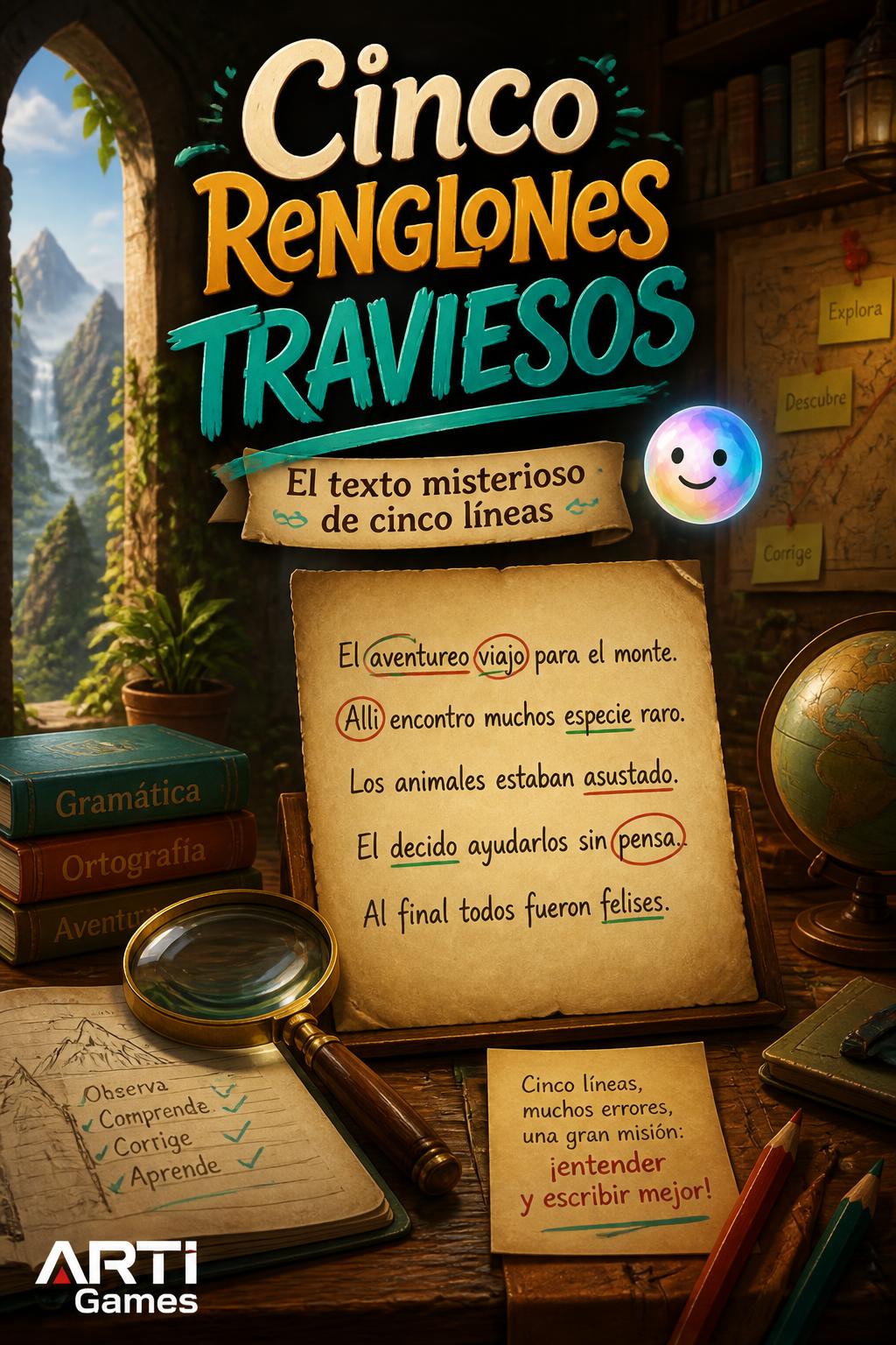 Cinco Renglones Traviesos