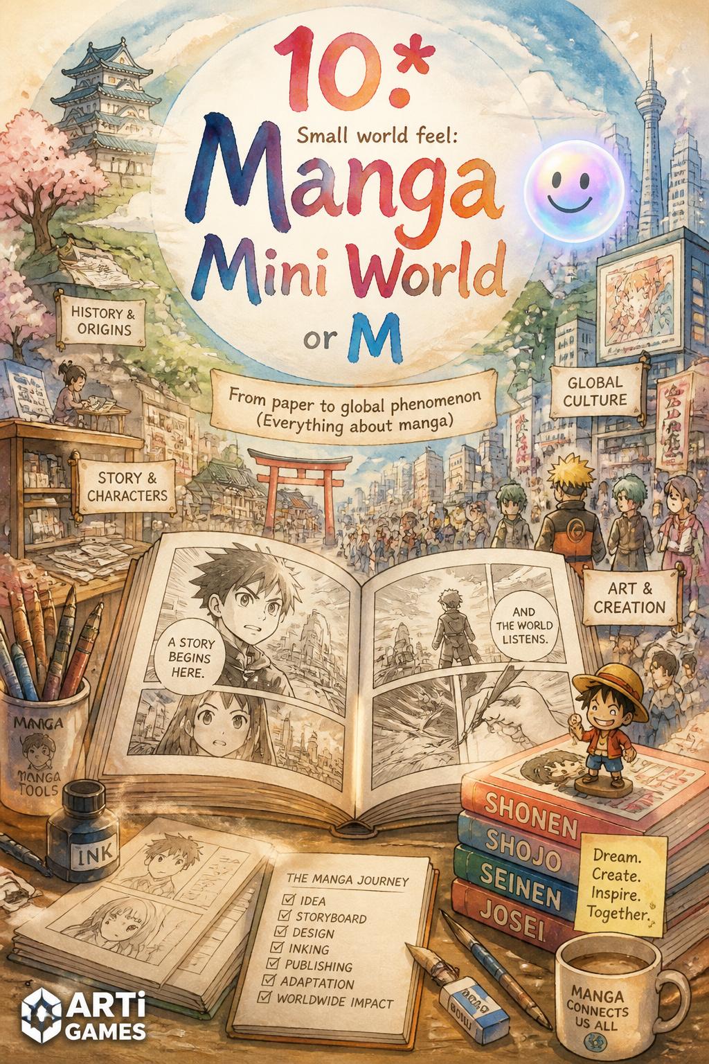 10:* Small world feel: Manga Mini World or M