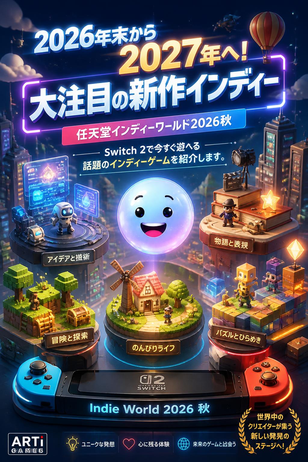 2026年末から2027年へ!大注目の新作インディー