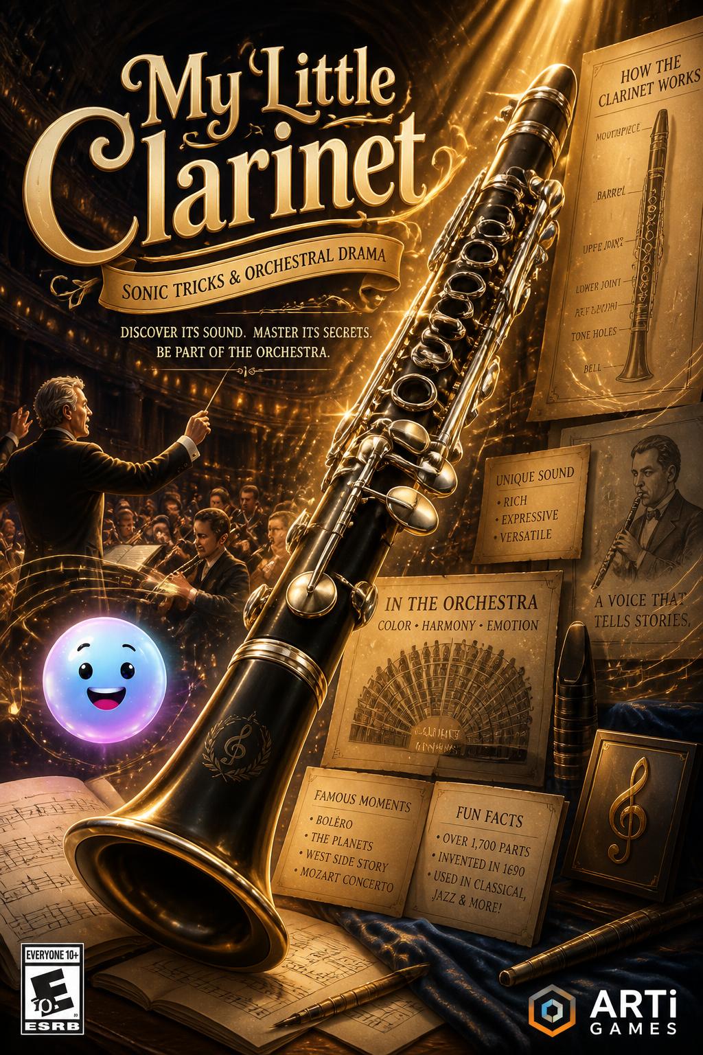 :* My Little Clarinet (3 words)
    *   *Idea 11:* Clarinet